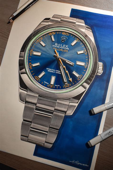fake rolex drawing